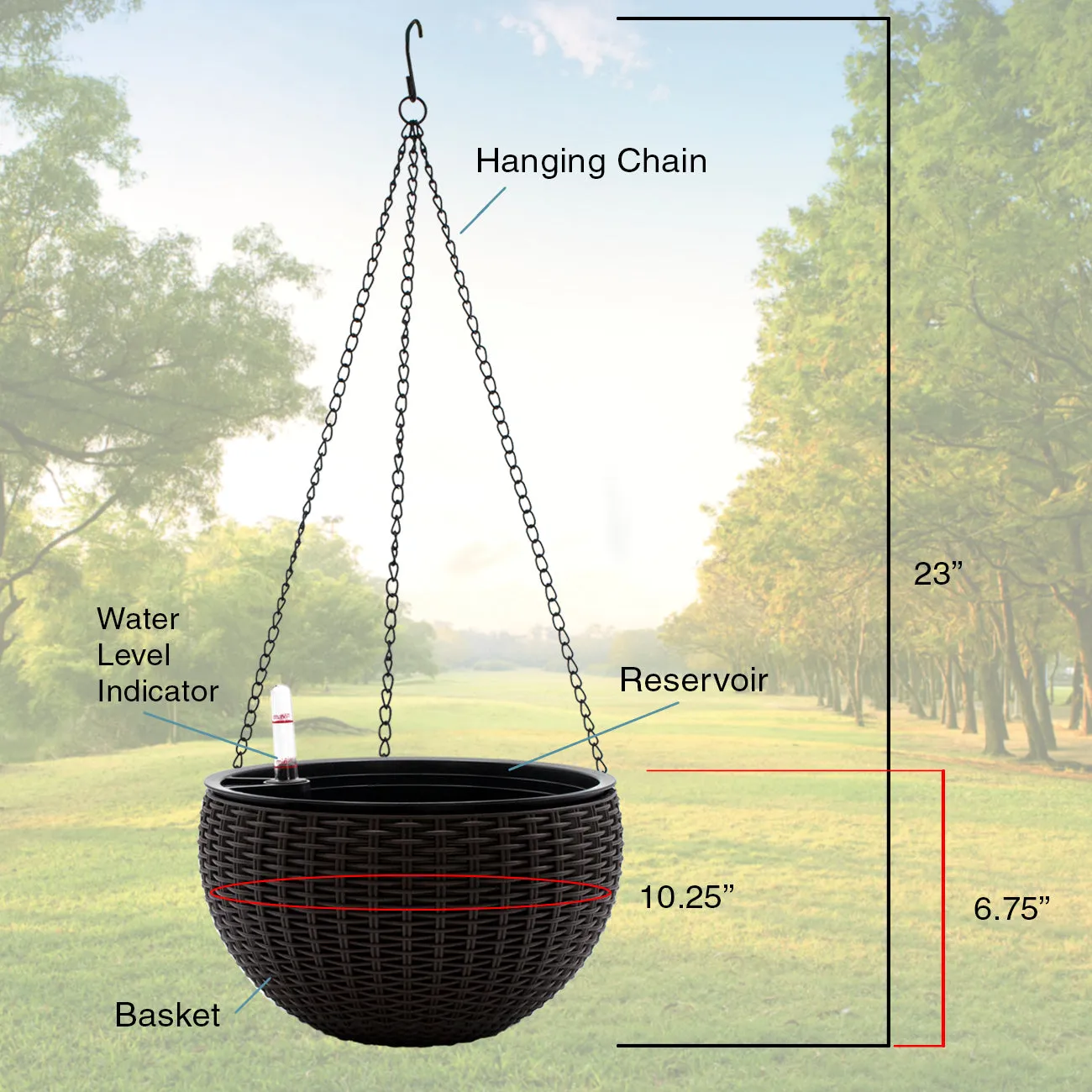 Self-Watering Hanging Planter