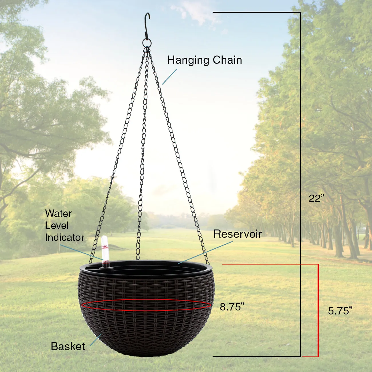 Self-Watering Hanging Planter