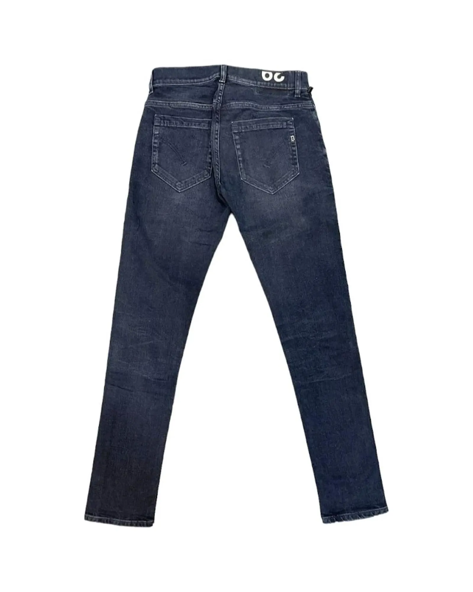 Slim Fit Stretch Cotton Jeans with Five Pockets