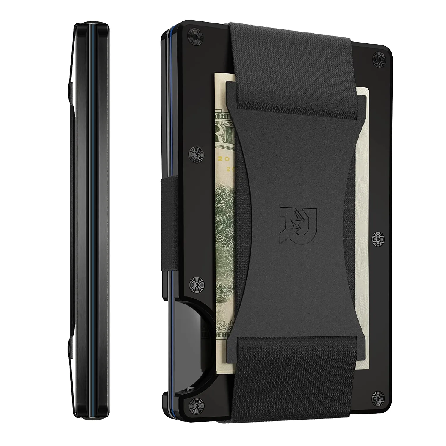 The Ridge Minimalist Slim Wallet For Men  RFID Blocking Front Pocket Credit Card Holder