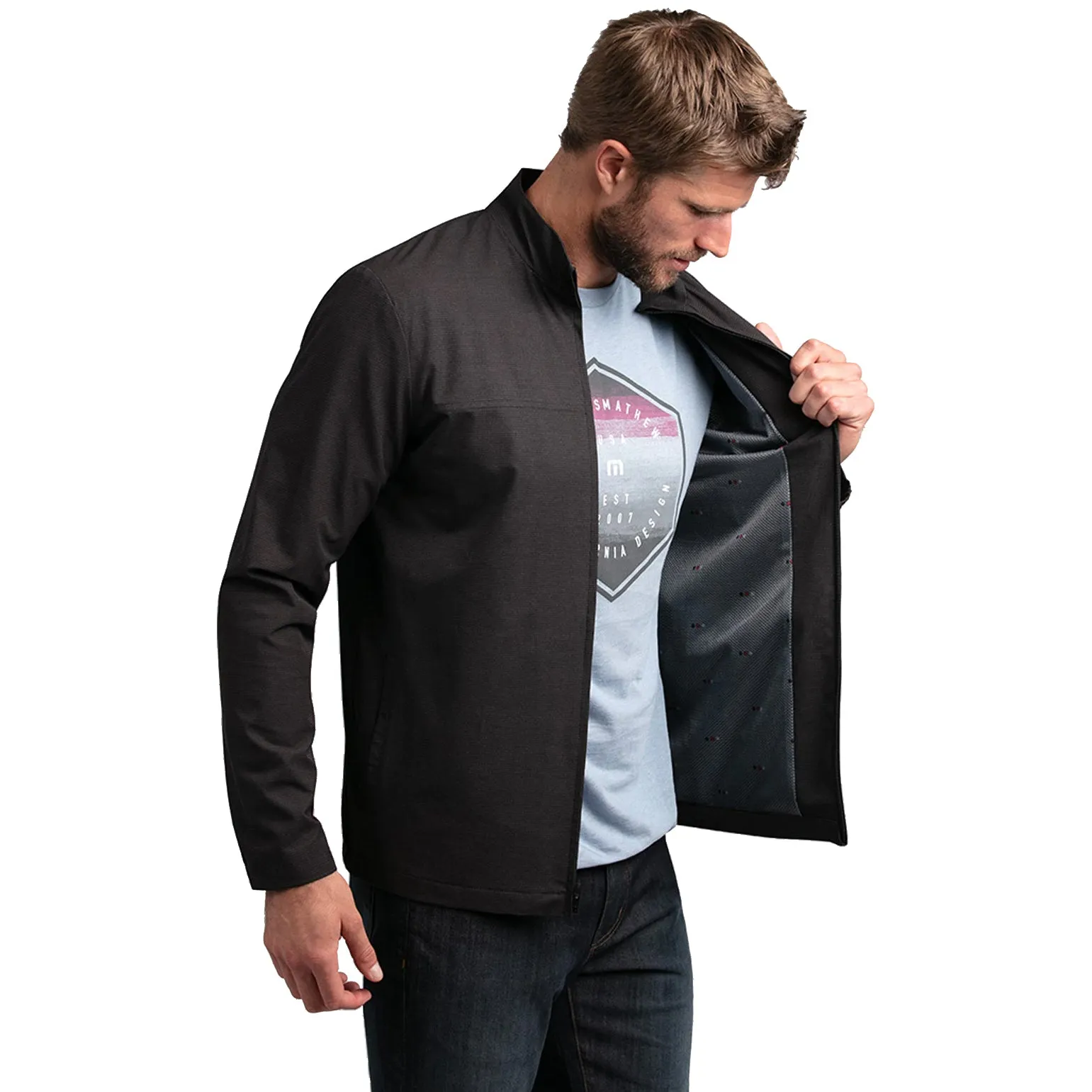 TravisMathew Mic Check Mens Jacket