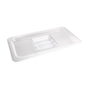 Vogue Polycarbonate 1/3 Gastronorm Lid Clear - U246