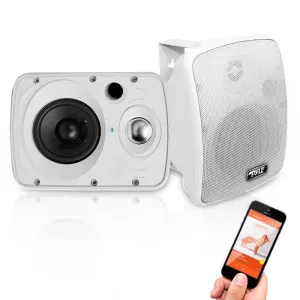 Waterproof & Bluetooth 5.25'' Indoor / Outdoor Speaker System, 600 Watt, White