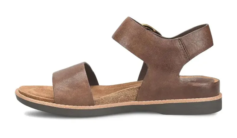 Womens Sofft Bali  Adjustable Leather Sandal with Buckle Detail