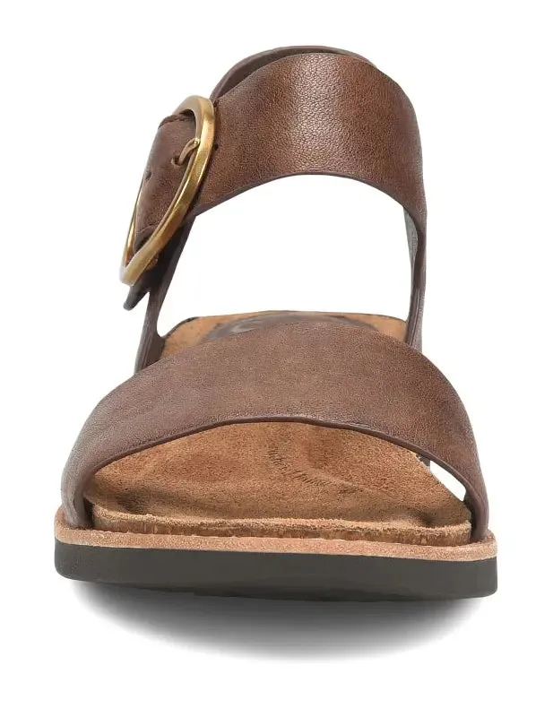 Womens Sofft Bali  Adjustable Leather Sandal with Buckle Detail