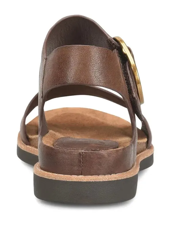 Womens Sofft Bali  Adjustable Leather Sandal with Buckle Detail