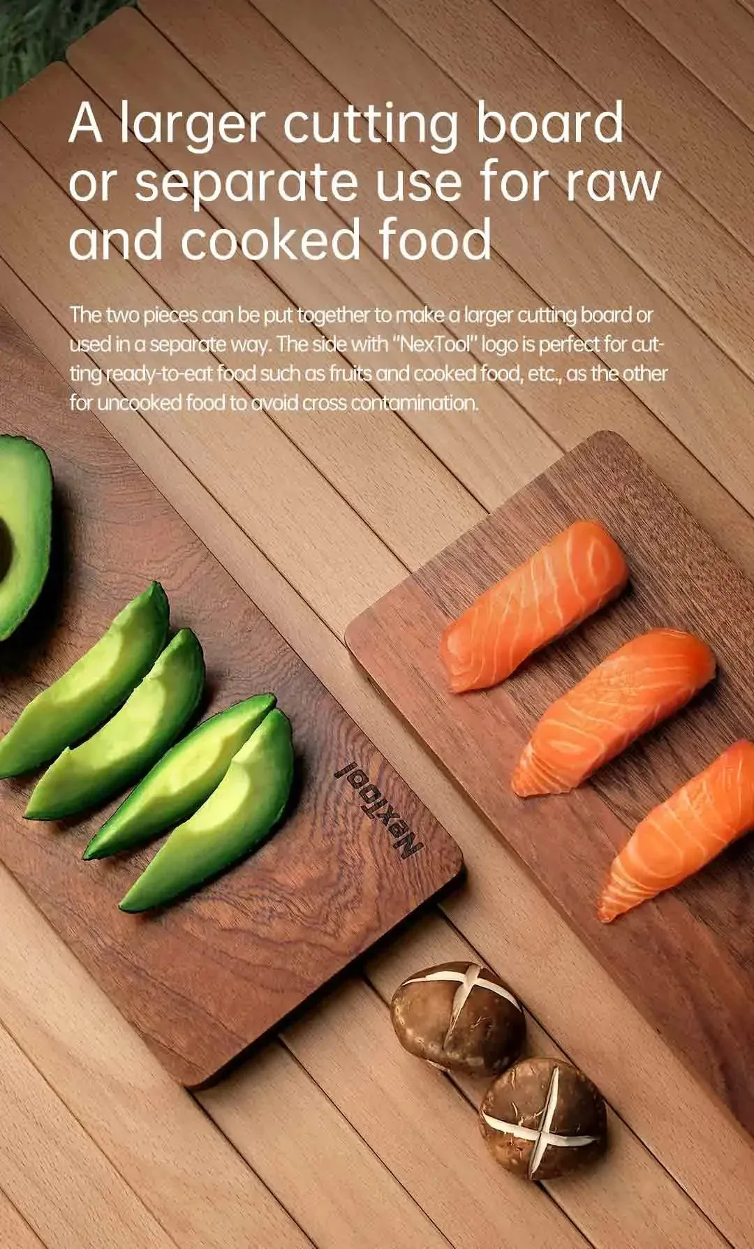 Xiaomi Nextool Campsite Cooking Set Outdoor Camping Portable Knife Scissors Vegetable Board Multi functional Tool Accessories