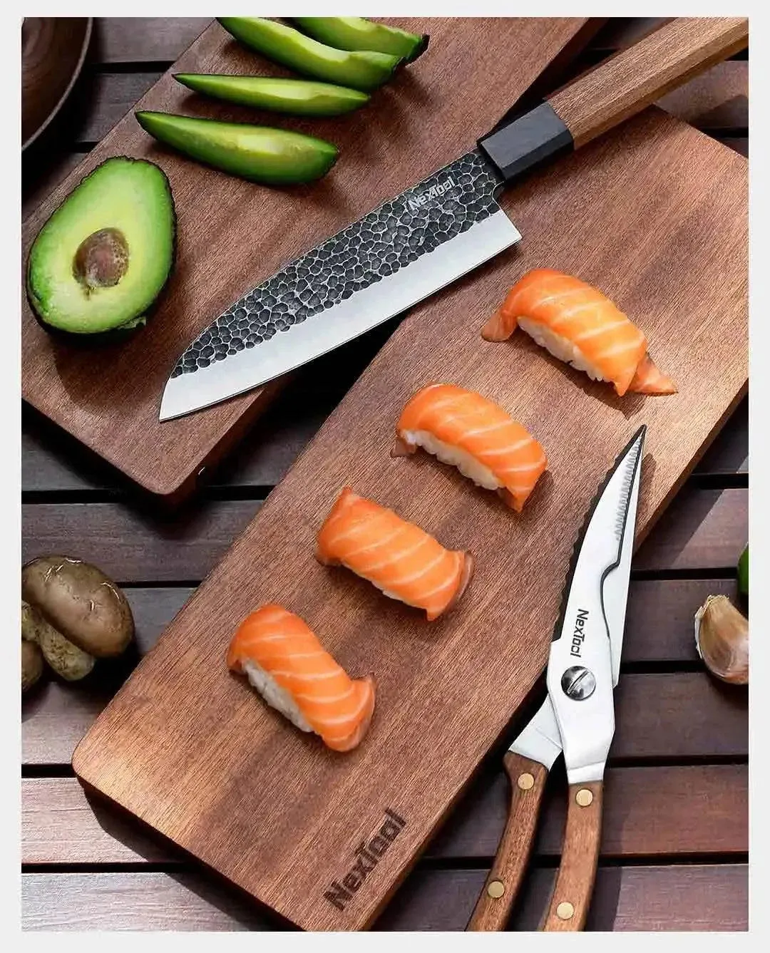 Xiaomi Nextool Campsite Cooking Set Outdoor Camping Portable Knife Scissors Vegetable Board Multi functional Tool Accessories