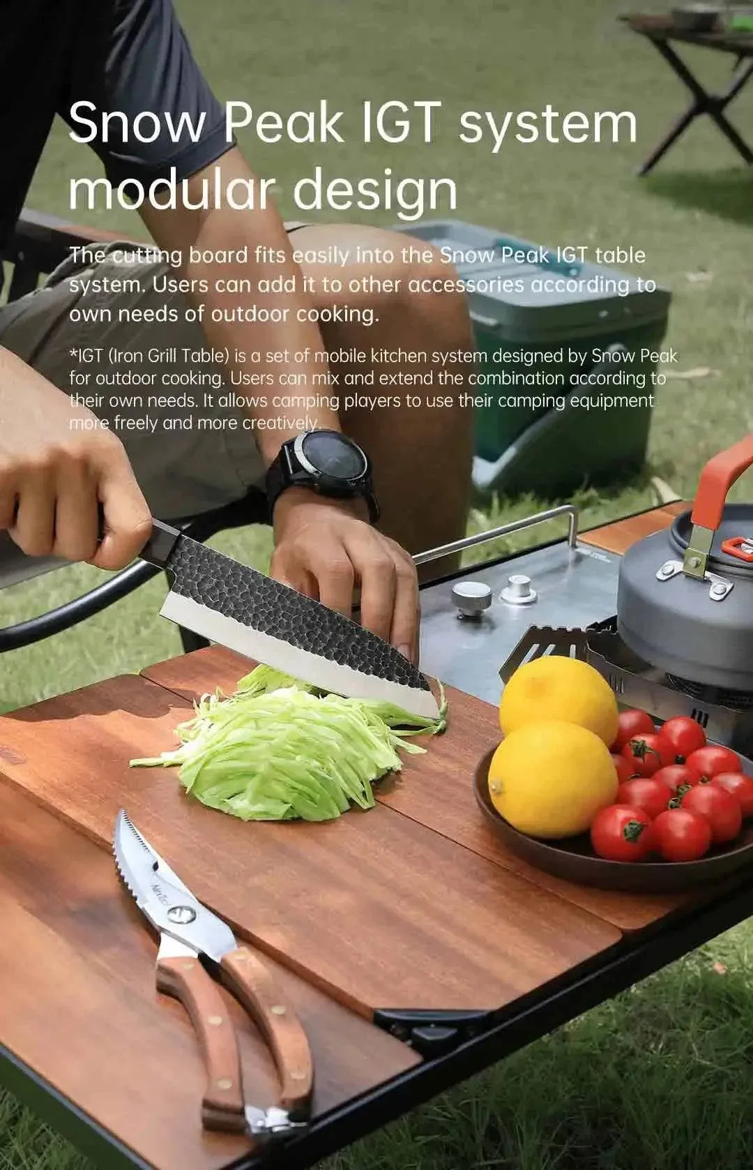 Xiaomi Nextool Campsite Cooking Set Outdoor Camping Portable Knife Scissors Vegetable Board Multi functional Tool Accessories