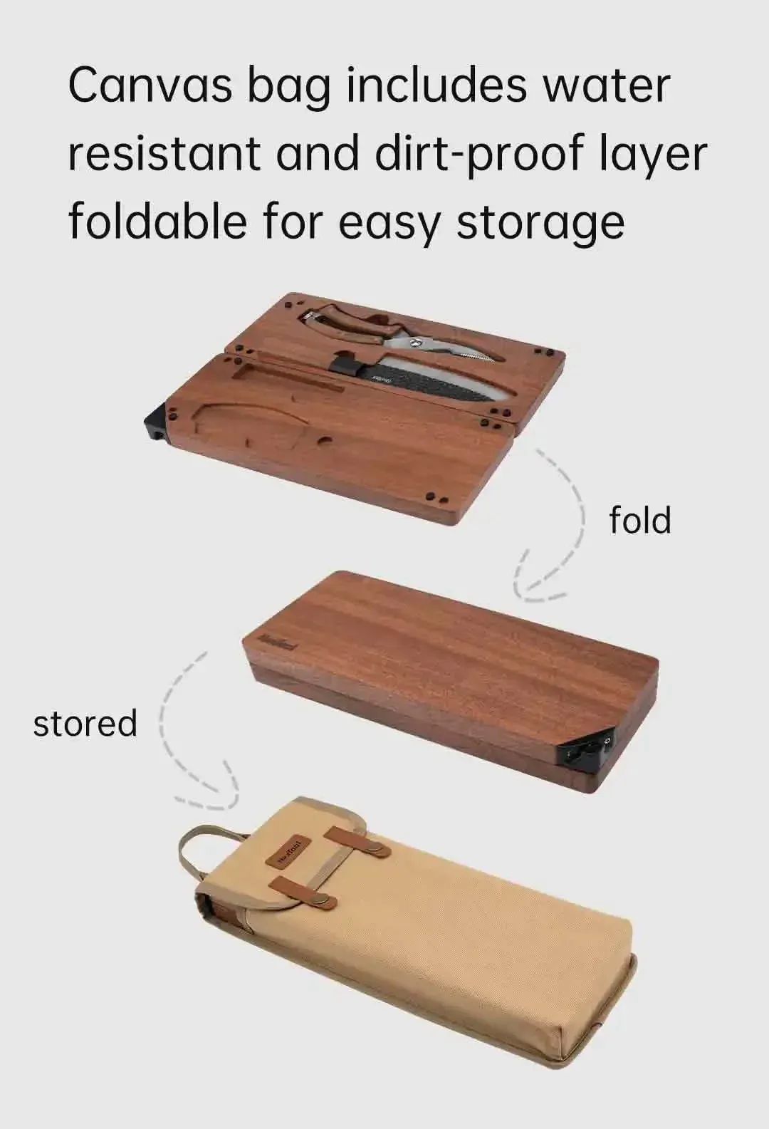 Xiaomi Nextool Campsite Cooking Set Outdoor Camping Portable Knife Scissors Vegetable Board Multi functional Tool Accessories